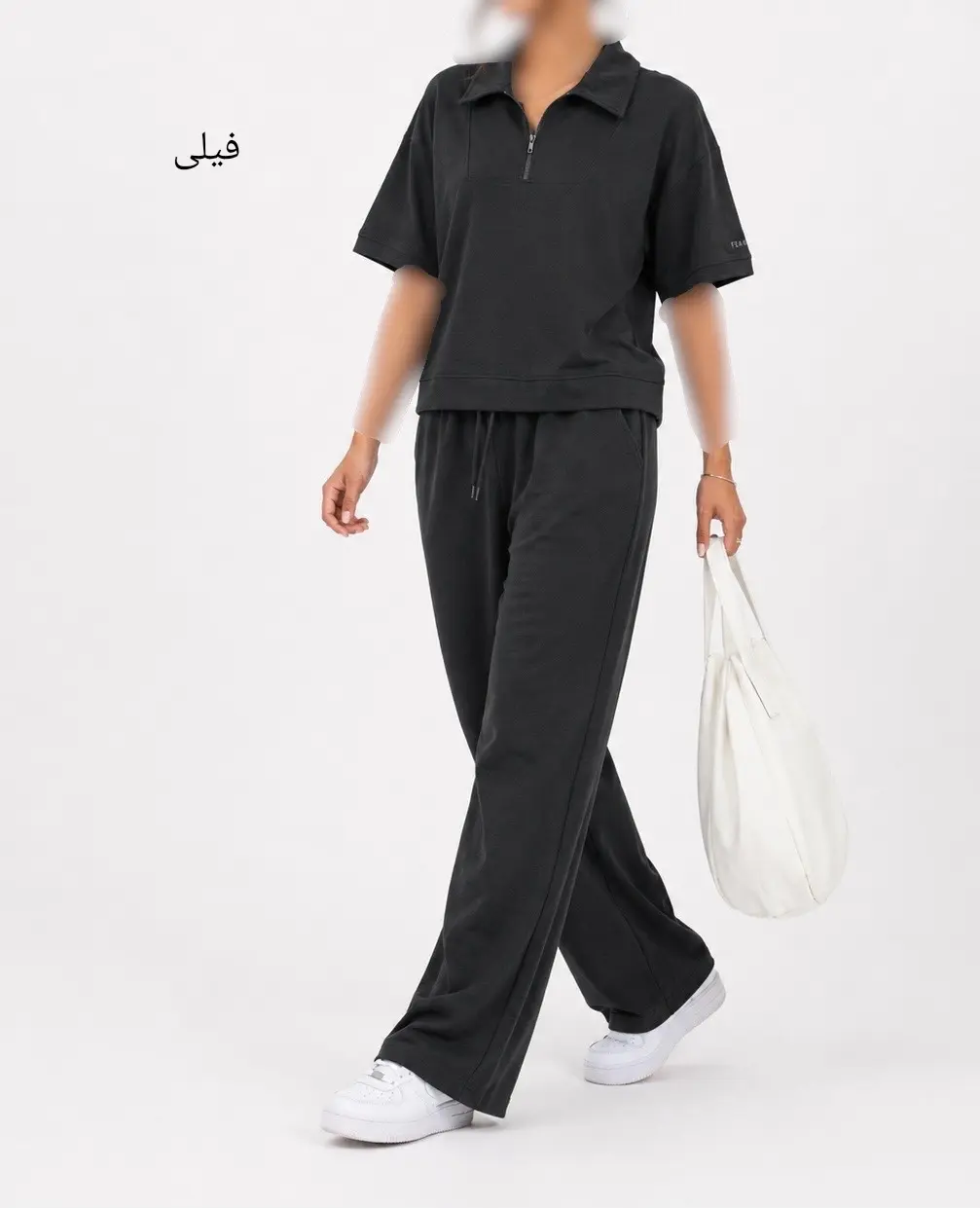 تیشرت نیم زیپ یارین